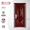 Puerta de acero de seguridad de lujo KKD-205 con relieve profundo